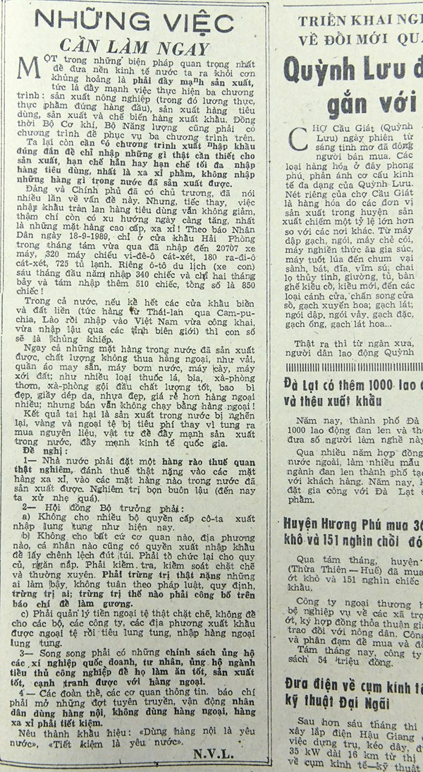 Những việc cần làm ngay (Bài 27)