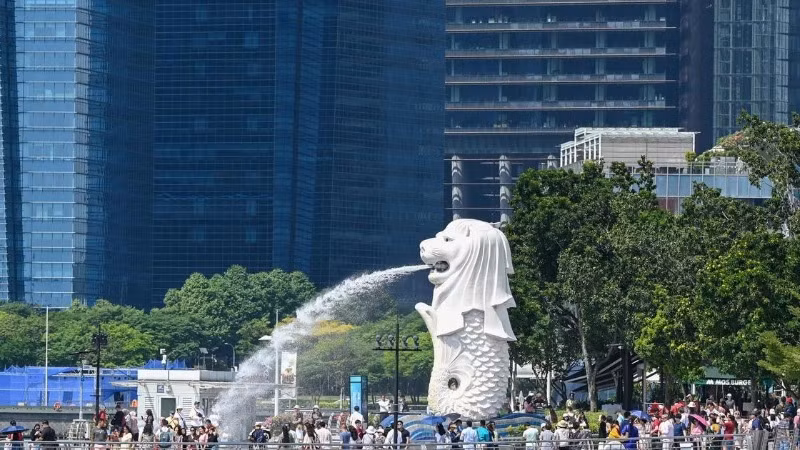Vịnh Marina ở Singapore. (Ảnh: AFP/TTXVN)