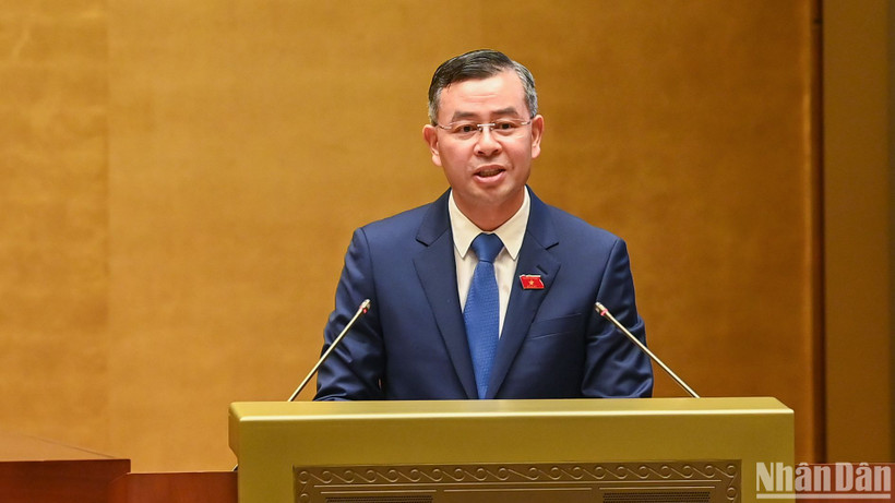 Tổng Kiểm toán Nhà nước Ngô Văn Tuấn. (Ảnh: DUY LINH) 