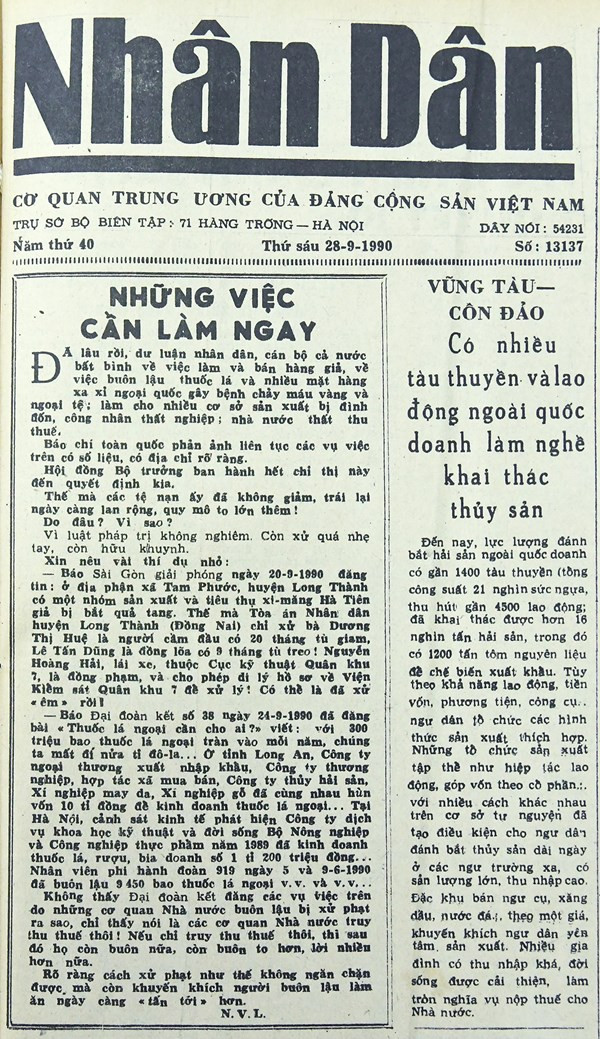 Những việc cần làm ngay (Bài 31)