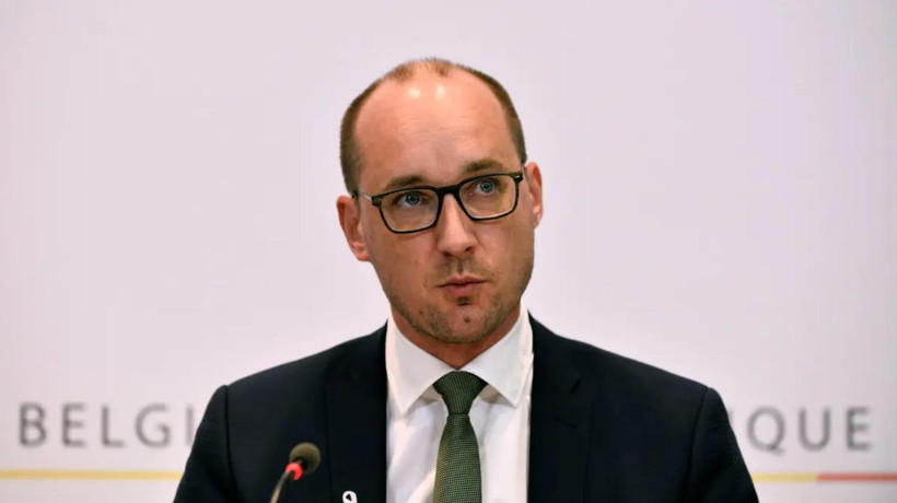 Bộ trưởng Tư pháp Bỉ Vincent Van Quickenborne. (Ảnh: Reuters) 