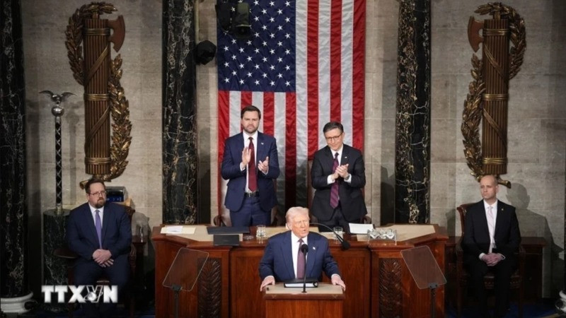 Tổng thống Mỹ Donald Trump. (Ảnh: THX/TTXVN)