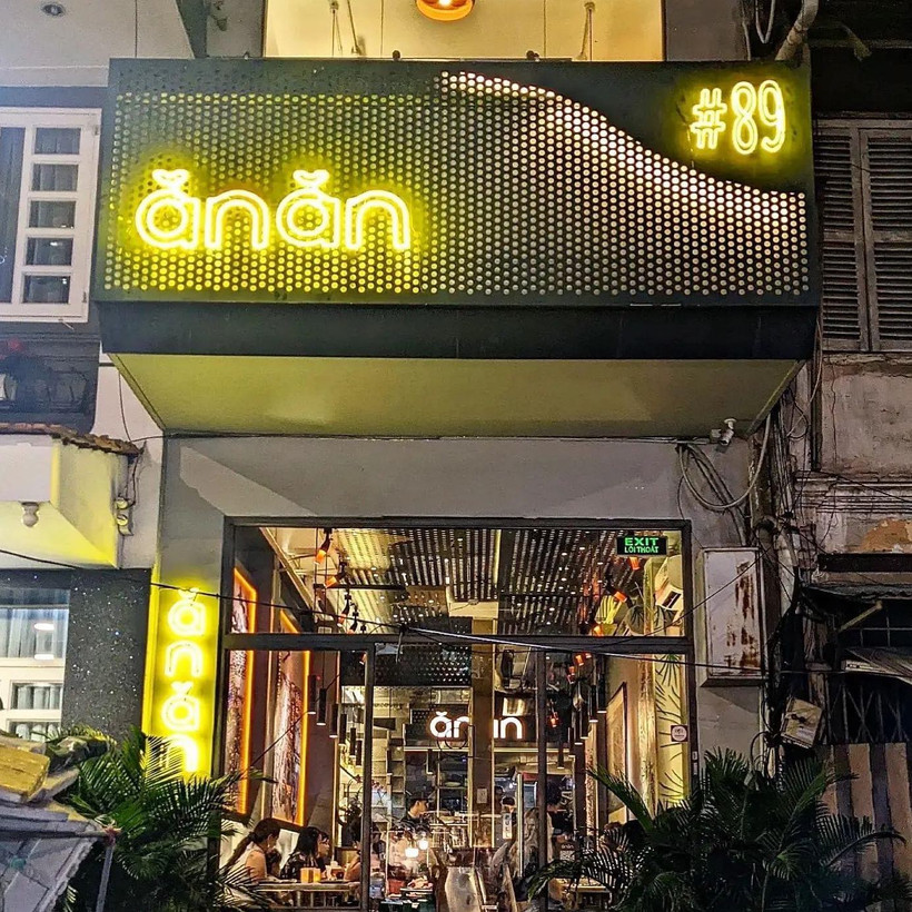 Nhà hàng Ănăn Saigon tại quận 1, Thành phố Hồ Chí Minh là đại diện duy nhất của Việt Nam được vinh danh trong tốp 50 nhà hàng tốt nhất châu Á năm 2023. (Ảnh: Ănăn Saigon)