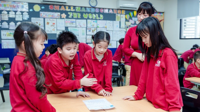 Học sinh thuộc hệ thống trường Vinschool. (Ảnh minh họa: Vinschool) 