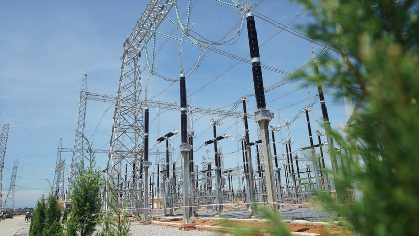Toàn cảnh Trạm biến áp 500kV Thanh Hóa.