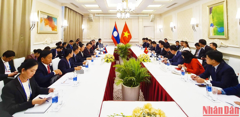 Quang cảnh buổi hội đàm.