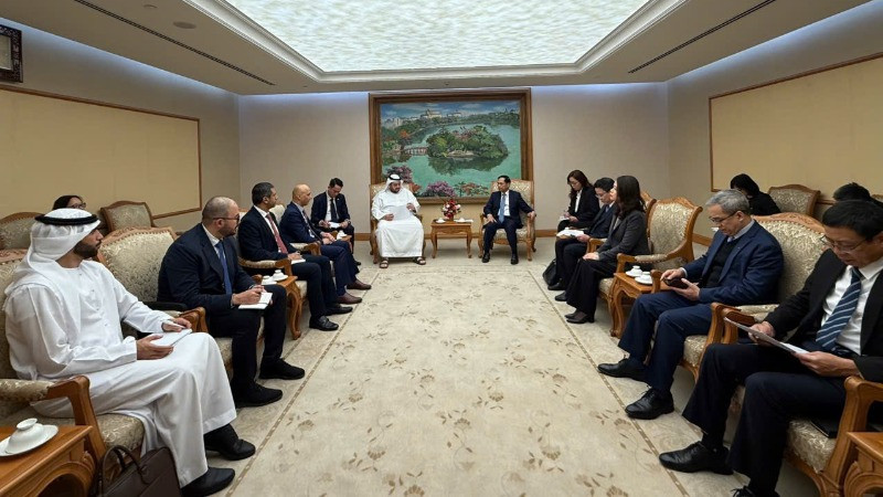 Quang cảnh buổi tiếp. 