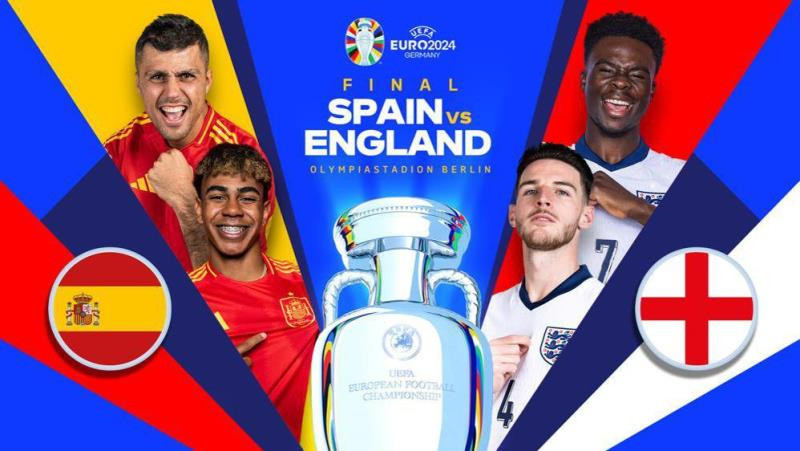 Tây Ban Nha và Anh sẽ gặp nhau ở chung kết EURO 2024. (Ảnh: UEFA/Getty Images) 