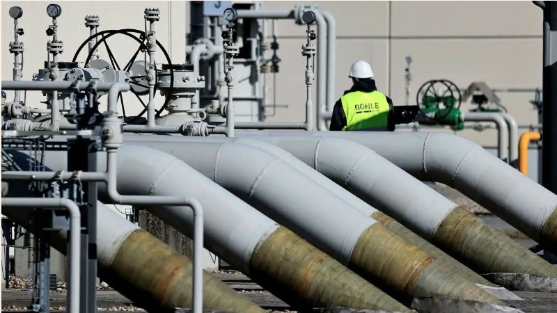 Hệ thống đường ống dẫn khí Dòng chảy phương Bắc của Nga. (Ảnh: Reuters/TTXVN)
