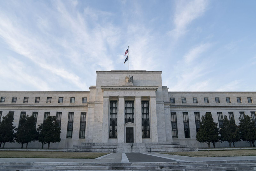 Trụ sở Cục Dự trữ Liên bang Mỹ tại Washington, D.C. (Ảnh: THX/TTXVN)