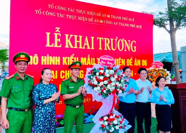 Đây là mô hình điểm kiểu mẫu thực hiện Đề án 06 tại Khu chung cư, Khu đô thị thứ hai của thành phố Huế sau Khu chung cư Xuân Phú (phường Xuân Phú).