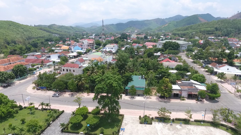 Một góc huyện Khánh Vĩnh. (Ảnh: NGỌC HÒA) 