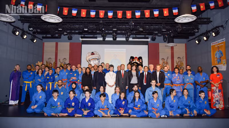 Mùa giải năm nay thu hút sự tham gia của khoảng 220 võ sư và võ sinh Vovinam trên toàn nước Pháp. (Ảnh: MINH DUY)