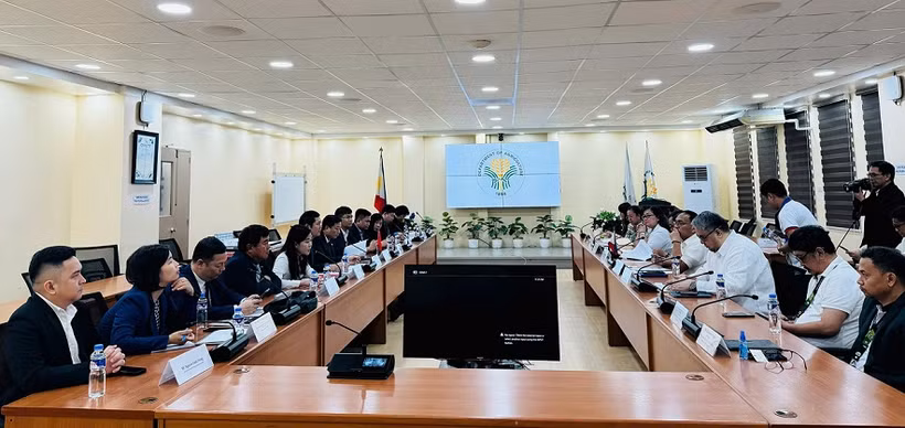 Đoàn công tác làm việc với Bộ Nông nghiệp Philippines. 