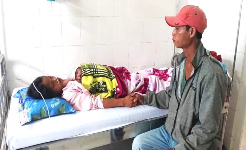 Sức khỏe sản phụ H.Đ.B phục hồi tốt và chuẩn bị được xuất viện. Ảnh: Mai Lê.