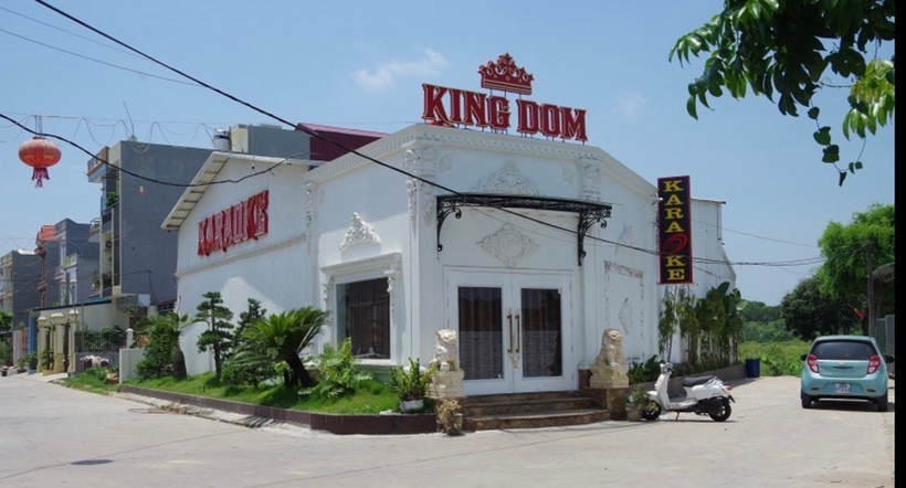 Cơ sở karaoke King Dom ở huyện Bình Giang, tỉnh Hải Dương.
