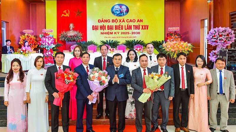 Ban Chấp hành Đảng bộ xã Cao An khóa 25, nhiệm kỳ 2025-2030