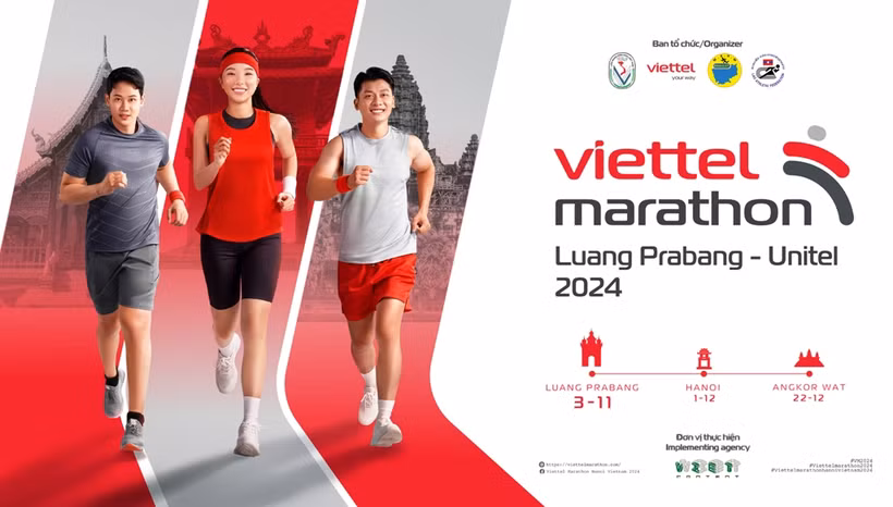 Giải đua tại Lào thu hút đông vận động viên tham dự.