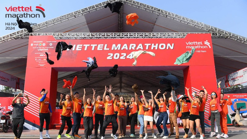 10.000 vận động viên sẽ tham dự Giải chạy Viettel Marathon 2024.
