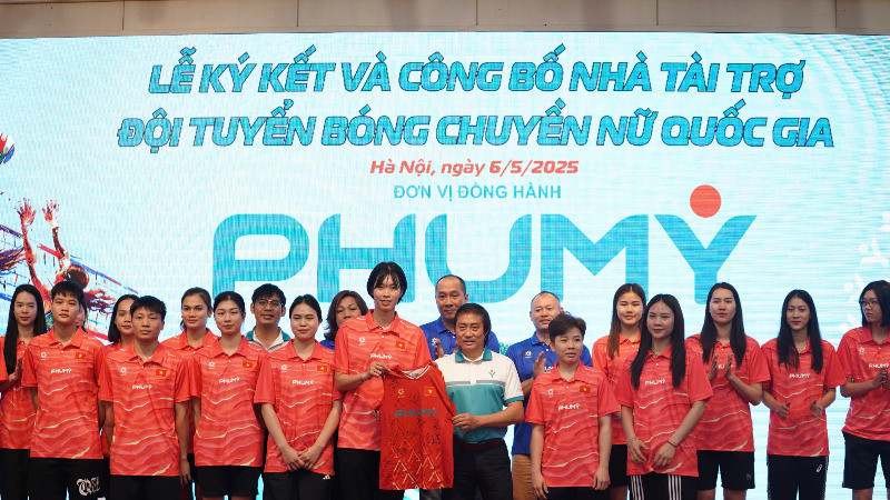 Phú Mỹ trở thành Nhà tài trợ cho đội tuyển bóng chuyền nữ quốc gia.