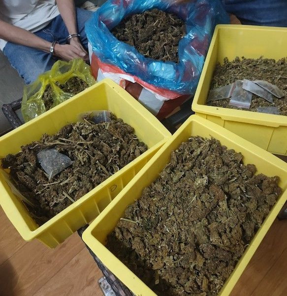 Tang vật vụ án thu giữ tại hiện trường. (Ảnh: Công an cung cấp)