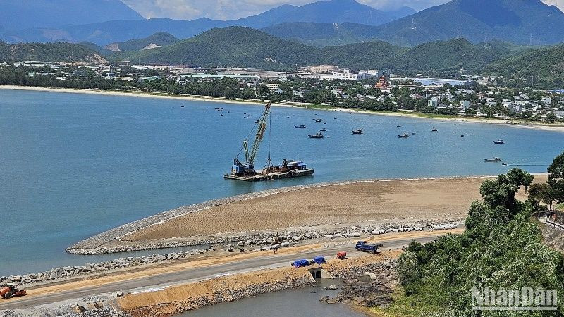 Dự án Cảng Liên Chiểu được quy hoạch, đầu tư và xây dựng tại phường Hòa Hiệp Bắc, quận Liên Chiểu với tổng diện tích 450ha. (Ảnh: ANH ĐÀO)