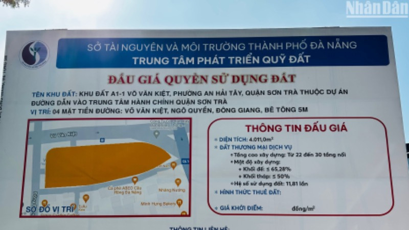 Đây là khu đất vàng nằm trung tâm thành phố. (Ảnh: ANH ĐÀO)