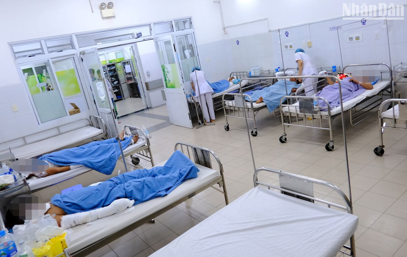 Các bệnh nhân đang được điều trị tích cực tại Bệnh viện Đà Nẵng.