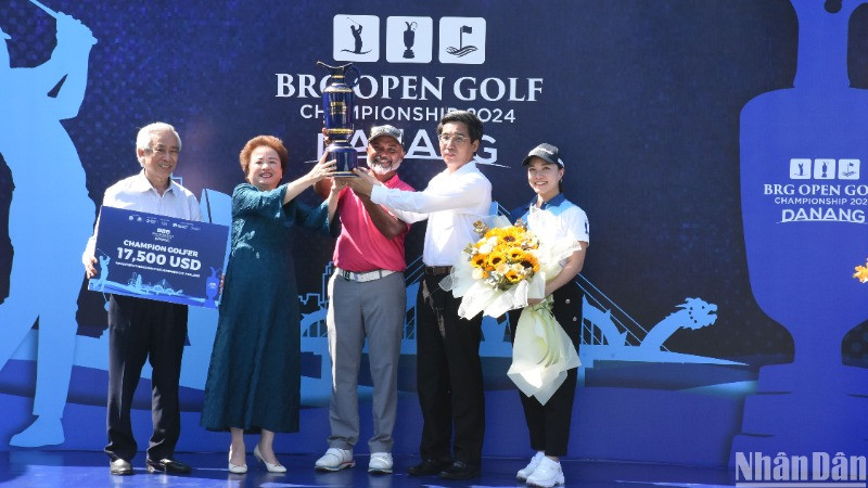 Đà Nẵng đăng cai tổ chức thành công Lễ hội du lịch golf Đà Nẵng nhiều năm qua, tạo nên sản phẩm du lịch thu hút dòng khách phân khúc cấp cao. (Ảnh: ANH ĐÀO)