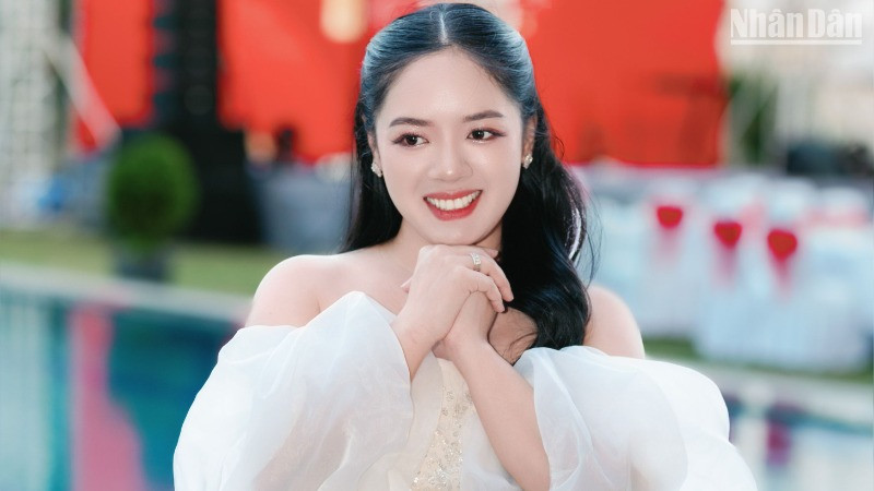Ca sĩ Lý Ánh Nguyên. (Ảnh: ANH ĐÀO)