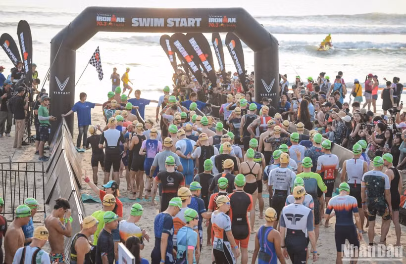 Giải IRONMAN 70.3 Việt Nam 2025 sẽ chính thức trở lại thành phố Đà Nẵng từ ngày 9-11/5. (Ảnh: ANH ĐÀO)