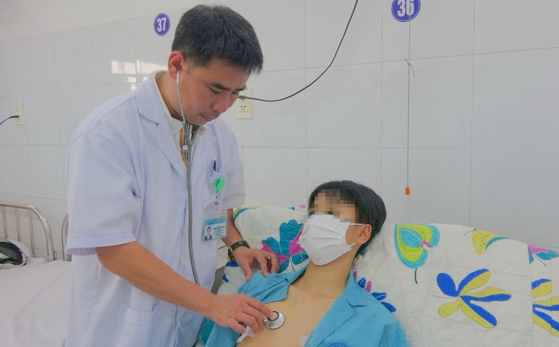 Hiện sức khỏe bệnh nhân đã hồi phục. (Ảnh: THU THẢO)