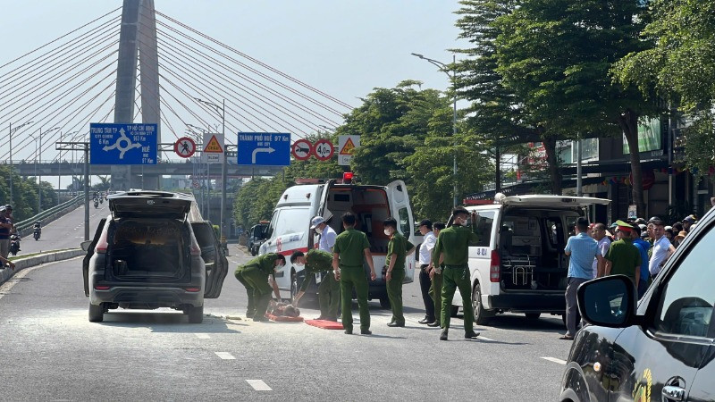 Hiện trường vụ việc khiến hai người tử vong sáng 22/4.