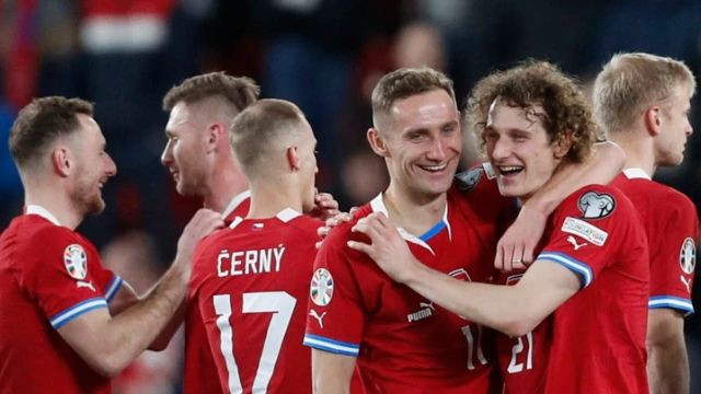 Các cầu thủ của đội tuyển Séc. (Nguồn: Football Daily)