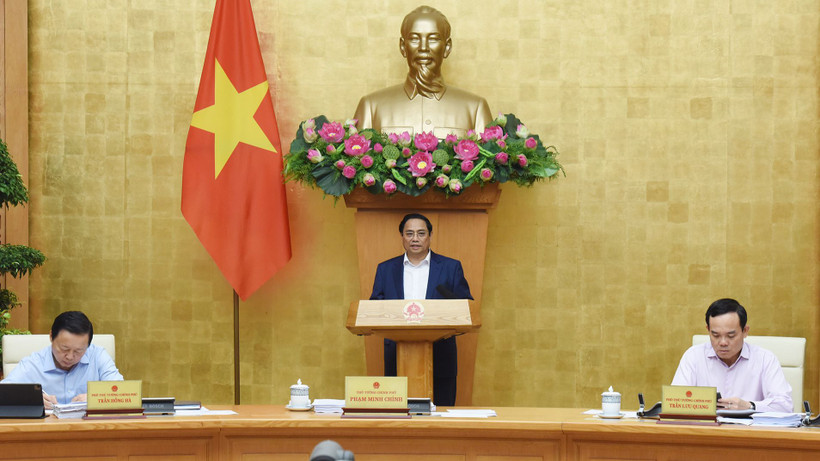 Thủ tướng Phạm Minh Chính dự và chủ trì phiên họp.
