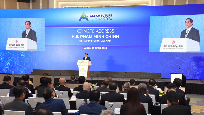 Thủ tướng Phạm Minh Chính phát biểu tại Diễn đàn Tương lai ASEAN 2024.