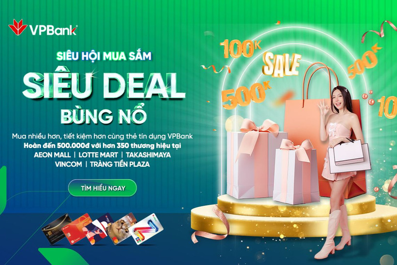 Thảnh thơi sắm Tết cùng loạt ưu đãi từ thẻ tín dụng VPBank