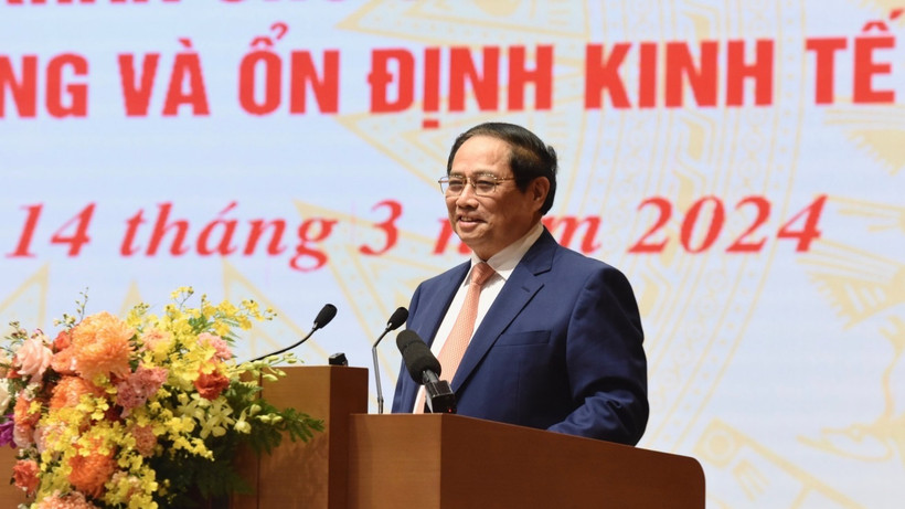 Thủ tướng Phạm Minh Chính phát biểu chỉ đạo Hội nghị.