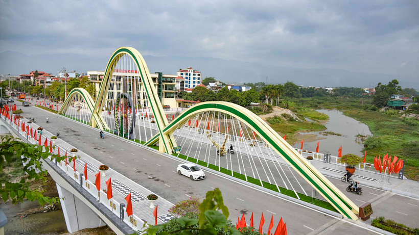 Công trình cầu Thanh Bình khánh thành cuối năm 2023 với tổng mức đầu tư hơn 100 tỷ đồng.