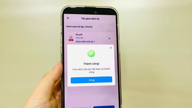 Chữ ký số góp phần bảo đảm xác thực an toàn giao dịch tài chính, ngân hàng