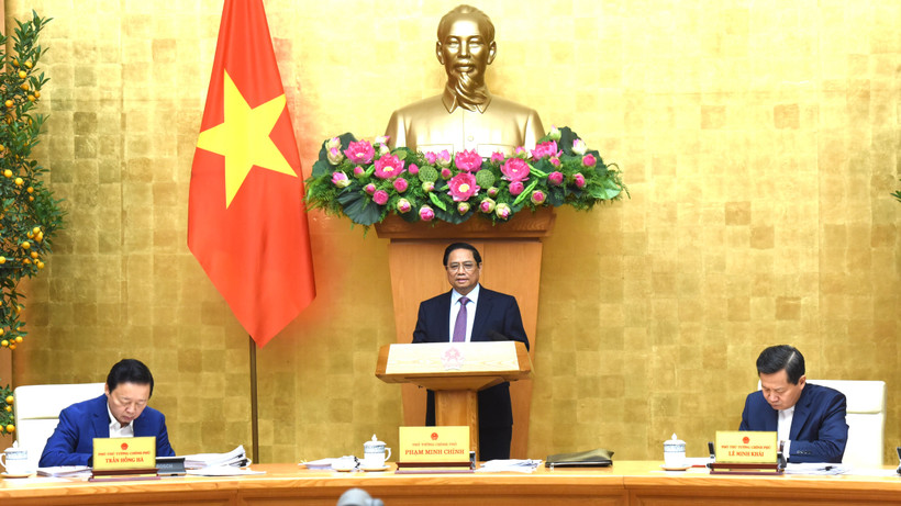 Thủ tướng Phạm Minh Chính dự và chủ trì phiên họp.