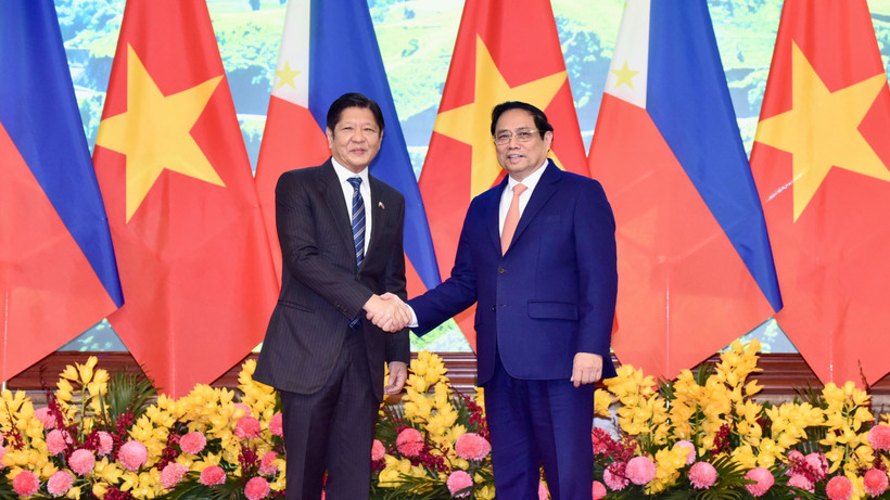 Thủ tướng Phạm Minh Chính và Tổng thống Philippines Ferdinand Romualdez Marcos Jr.