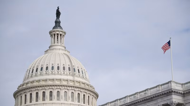 Tòa nhà Quốc hội Mỹ ở Washington, DC. (Ảnh: THX/TTXVN)