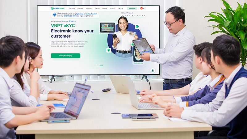 Nền tảng AI định danh và xác thực điện tử VNPT eKYC tối ưu cho ngân hàng, tổ chức tài chính.