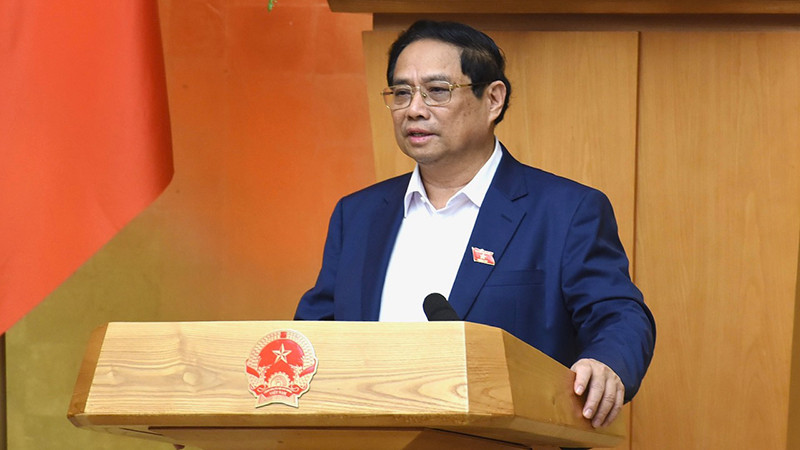 Thủ tướng Phạm Minh Chính chủ trì phiên họp Chính phủ thường kỳ tháng 5.