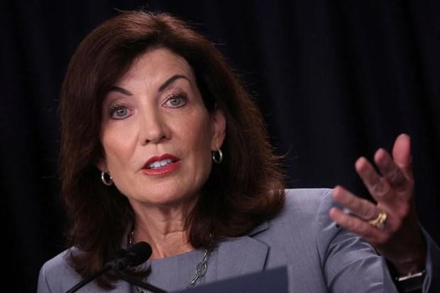 Thống đốc bang New York Kathy Hochul. (Ảnh: Reuters)