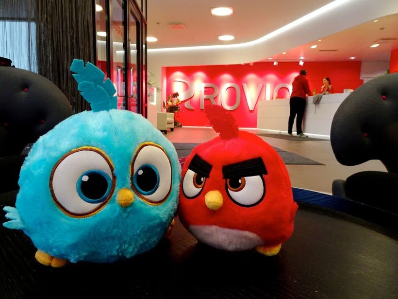 Angry Birds của Rovio Entertainment là tựa game được yêu thích trên toàn thế giới. (Ảnh: Reuters)