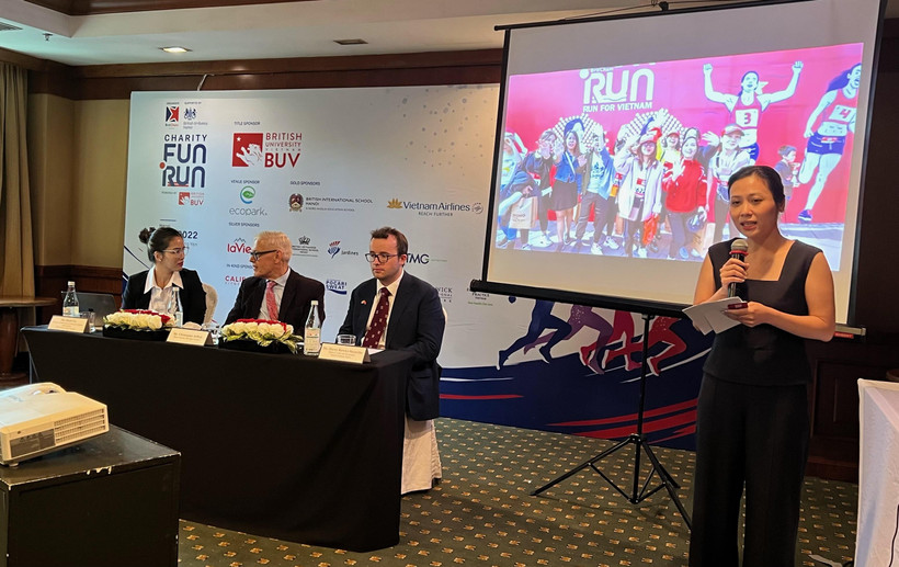 BritCham họp báo thông tin về sự kiện chạy bộ gây quỹ.