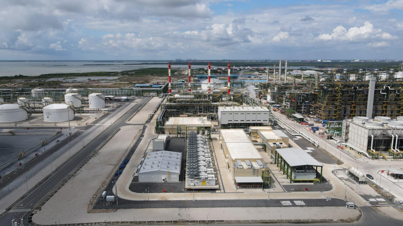 Toàn cảnh dự án Tổ hợp Hóa dầu miền nam.