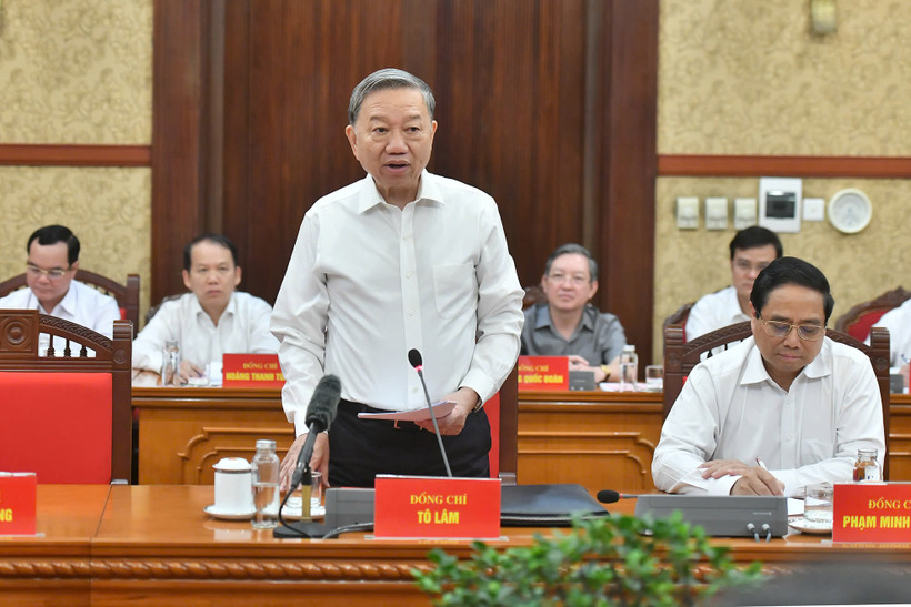 Tổng Bí thư, Chủ tịch nước Tô Lâm phát biểu kết luận.